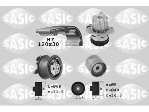 SASIC 3906080 vandens siurblio ir paskirstymo diržo komplektas 
 Aušinimo sistema -> Vandens siurblys/tarpiklis -> Vandens siurblys
038121011JX+038198119A, 038121011JX+038198119A