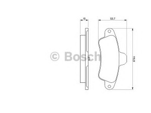 BOSCH 0 986 424 277 stabdžių trinkelių rinkinys, diskinis stabdys 
 Techninės priežiūros dalys -> Papildomas remontas
6669779, 6669780, 7153476, 7153477