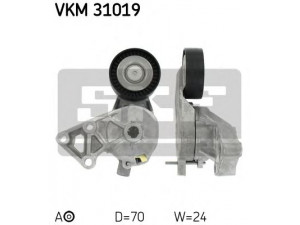 SKF VKM 31019 įtempiklio skriemulys, V formos rumbuotas diržas 
 Diržinė pavara -> V formos rumbuotas diržas/komplektas -> Įtempiklio skriemulys
038 903 315 AE, 038 903 315 F, 1122523