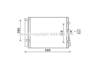 AVA QUALITY COOLING KAA5150 kondensatorius, oro kondicionierius
