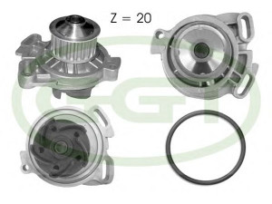 GGT PA10561 vandens siurblys 
 Aušinimo sistema -> Vandens siurblys/tarpiklis -> Vandens siurblys
069121004, 069121004AV, 069121004D