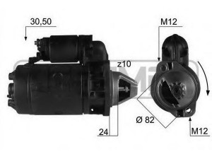 MESSMER 220082 starteris 
 Elektros įranga -> Starterio sistema -> Starteris
002 151 69 01, 003 151 07 01, 003 151 20 01