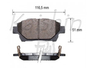 KAISHIN FK2283 stabdžių trinkelių rinkinys, diskinis stabdys 
 Techninės priežiūros dalys -> Papildomas remontas
0446574020, 446574020
