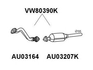 VENEPORTE VW80390K katalizatoriaus keitiklis
3B0253057BV, 3B0253057BX, 3B0253057DV