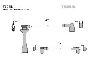 TESLA T509B uždegimo laido komplektas 
 Kibirkšties / kaitinamasis uždegimas -> Uždegimo laidai/jungtys
0K9A418140B, 0K9A418150B, 0K9A418150C