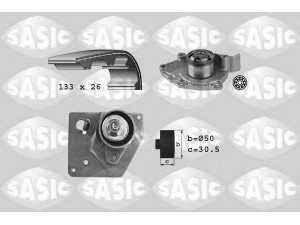 SASIC 3904033 vandens siurblio ir paskirstymo diržo komplektas 
 Aušinimo sistema -> Vandens siurblys/tarpiklis -> Vandens siurblys
7701479114+7701477050, 1741067JG1000+1276067J