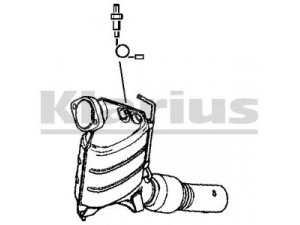 KLARIUS 322455 katalizatoriaus keitiklis 
 Išmetimo sistema -> Katalizatoriaus keitiklis
18307796617