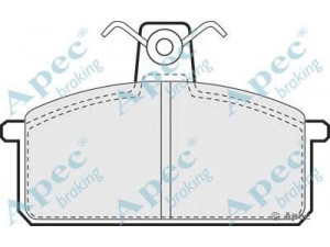 APEC braking PAD373 stabdžių trinkelių rinkinys, diskinis stabdys 
 Techninės priežiūros dalys -> Papildomas remontas
94435009