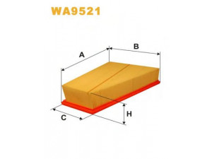 WIX FILTERS WA9521 oro filtras 
 Techninės priežiūros dalys -> Techninės priežiūros intervalai
1418883, 1465170, 1479059, 1698684