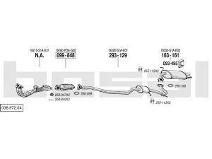 BOSAL 038.972.04 išmetimo sistema 
 Išmetimo sistema -> Išmetimo sistema, visa