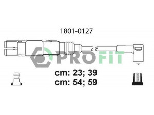 PROFIT 1801-0127 uždegimo laido komplektas 
 Kibirkšties / kaitinamasis uždegimas -> Uždegimo laidai/jungtys
06A905405N, 06A905409A, 06A905409E