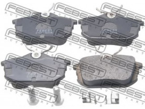 FEBEST 2701-S40R stabdžių trinkelių rinkinys, diskinis stabdys 
 Techninės priežiūros dalys -> Papildomas remontas
MZ690345, 31262468