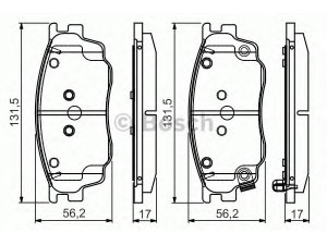 BOSCH 0 986 495 087 stabdžių trinkelių rinkinys, diskinis stabdys 
 Techninės priežiūros dalys -> Papildomas remontas
G2YD3328Z, GJYB3323ZC, GJYB3328ZB