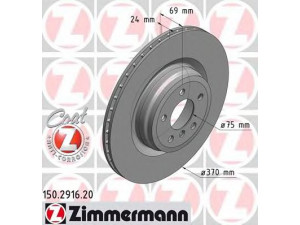 ZIMMERMANN 150.2916.20 stabdžių diskas 
 Dviratė transporto priemonės -> Stabdžių sistema -> Stabdžių diskai / priedai
3421 6 775 291