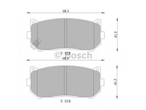 BOSCH 0 986 505 661 stabdžių trinkelių rinkinys, diskinis stabdys 
 Techninės priežiūros dalys -> Papildomas remontas
2628ZK2FC, 2628ZK9A0, 0K2FA 2628Z