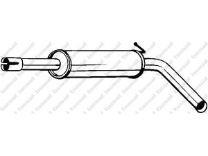 BOSAL 227-047 vidurinis duslintuvas 
 Išmetimo sistema -> Duslintuvas
6Q0.253.209BA, 6Q0253209BA, 6Q0 253 209 BA