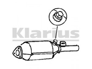 KLARIUS 311174 katalizatoriaus keitiklis 
 Išmetimo sistema -> Katalizatoriaus keitiklis
1H0131701M, 1H0131701MX, 357131701CV