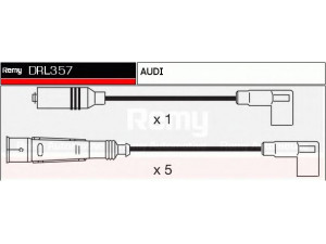 DELCO REMY DRL357 uždegimo laido komplektas 
 Kibirkšties / kaitinamasis uždegimas -> Uždegimo laidai/jungtys
437998031B