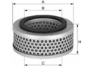 UNIFLUX FILTERS XA581 oro filtras