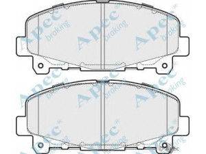 APEC braking PAD1693 stabdžių trinkelių rinkinys, diskinis stabdys 
 Techninės priežiūros dalys -> Papildomas remontas
45022TL0G50, 45022TL0G51
