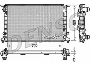 DENSO DRM02024 radiatorius, variklio aušinimas 
 Aušinimo sistema -> Radiatorius/alyvos aušintuvas -> Radiatorius/dalys
8K0121251H, 8K0121251H
