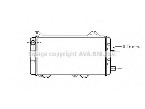AVA QUALITY COOLING FDA2097 radiatorius, variklio aušinimas