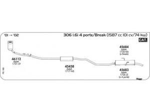AKS DASIS SGPE190 išmetimo sistema