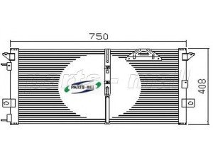 PARTS-MALL PXNCY-008 kondensatorius, oro kondicionierius 
 Oro kondicionavimas -> Kondensatorius
04809129AA, 5016793AA
