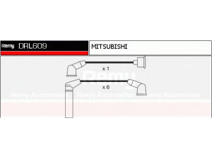 DELCO REMY DRL609 uždegimo laido komplektas 
 Kibirkšties / kaitinamasis uždegimas -> Uždegimo laidai/jungtys
MD997506, MD997668