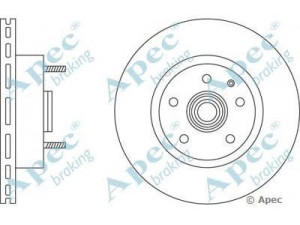 APEC braking DSK590 stabdžių diskas 
 Dviratė transporto priemonės -> Stabdžių sistema -> Stabdžių diskai / priedai
1329635, 13296355, 1359156, 13591565