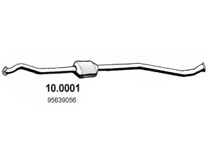 ASSO 10.0001 katalizatoriaus keitiklis 
 Išmetimo sistema -> Katalizatoriaus keitiklis
170633, 95639056, 96014789