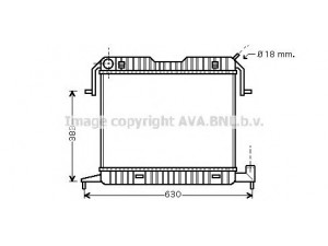 AVA QUALITY COOLING OL2105 radiatorius, variklio aušinimas 
 Aušinimo sistema -> Radiatorius/alyvos aušintuvas -> Radiatorius/dalys
90280691