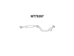 VENEPORTE MT75397 priekinis duslintuvas 
 Išmetimo sistema -> Duslintuvas
MR224077