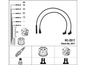 NGK 2917 uždegimo laido komplektas 
 Kibirkšties / kaitinamasis uždegimas -> Uždegimo laidai/jungtys
8AU3-18-140, 8BU5-18-140, 8BU5-18-140A