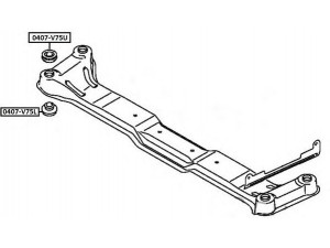 ASVA 0407-V75L įvorė, stabilizatorius