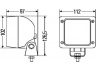 HELLA 2ZR 996 506-501 atbulinės eigos žibintas
090 6633