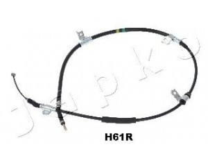 JAPKO 131H61R trosas, stovėjimo stabdys 
 Stabdžių sistema -> Valdymo svirtys/trosai
597704H300