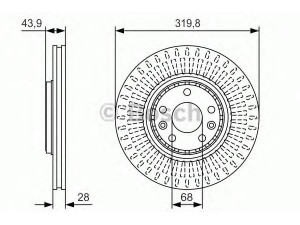 BOSCH 0 986 479 S94 stabdžių diskas 
 Stabdžių sistema -> Diskinis stabdys -> Stabdžių diskas
40 20 600 03R