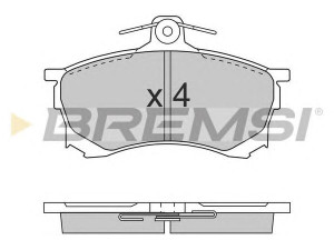 BREMSI BP2700 stabdžių trinkelių rinkinys, diskinis stabdys 
 Techninės priežiūros dalys -> Papildomas remontas
DBP511116, MR249240, MR290240, MR389519