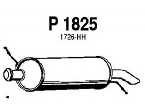FENNO P1825 galinis duslintuvas 
 Išmetimo sistema -> Duslintuvas
1726-HH, 1726-LH