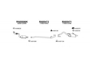 VENEPORTE 550122 išmetimo sistema