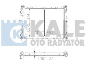 KALE OTO RADYATÖR 102000 radiatorius, variklio aušinimas 
 Aušinimo sistema -> Radiatorius/alyvos aušintuvas -> Radiatorius/dalys
60610873, 717 3535 3, 761 0803