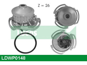 LUCAS ENGINE DRIVE LDWP0148 vandens siurblys 
 Aušinimo sistema -> Vandens siurblys/tarpiklis -> Vandens siurblys
052121004, 052121004V, 052121004X