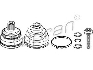 TOPRAN 110 809 jungčių komplektas, kardaninis velenas 
 Ratų pavara -> Sujungimai/komplektas
8D0 498 099D, 8D0 498 099D, 8D0 498 099D