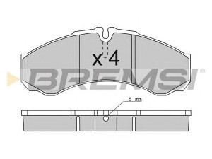 BREMSI BP2706 stabdžių trinkelių rinkinys, diskinis stabdys 
 Techninės priežiūros dalys -> Papildomas remontas
MDP1102, 002992339, 1906401, 1906401