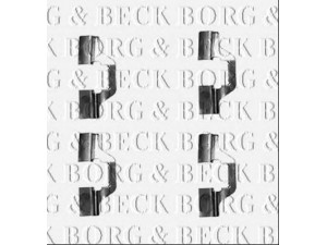 BORG & BECK BBK1255 priedų komplektas, diskinių stabdžių trinkelės 
 Stabdžių sistema -> Diskinis stabdys -> Stabdžių dalys/priedai