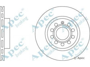 APEC braking DSK2228 stabdžių diskas 
 Stabdžių sistema -> Diskinis stabdys -> Stabdžių diskas
1K0615301AC, 1K0615301AK, 1K0615301S