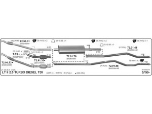 IMASAF 587000219 išmetimo sistema 
 Išmetimo sistema -> Išmetimo sistema, visa