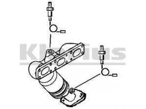 KLARIUS 321567 katalizatoriaus keitiklis 
 Išmetimo sistema -> Katalizatoriaus keitiklis
11627503673