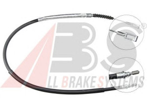 A.B.S. K13206 trosas, stovėjimo stabdys 
 Stabdžių sistema -> Valdymo svirtys/trosai
4745.W7, 1338691080